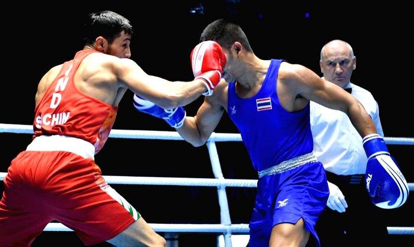 Asian Elite Boxing: Shiva Thapa, Amit Kumar and Sachin advance into quarters (Ld) - Vimarsana News
