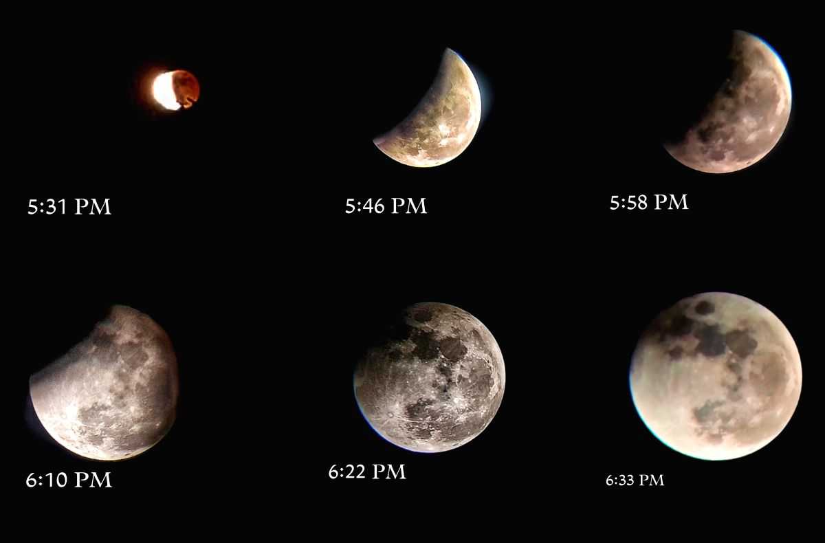 Assam witnesses year's last lunar eclipse - Vimarsana News