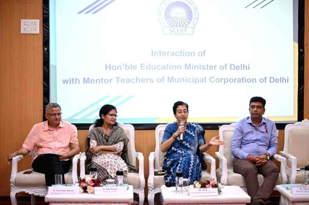 Atishi interacts with MCD teachers following professional training programme - Vimarsana News