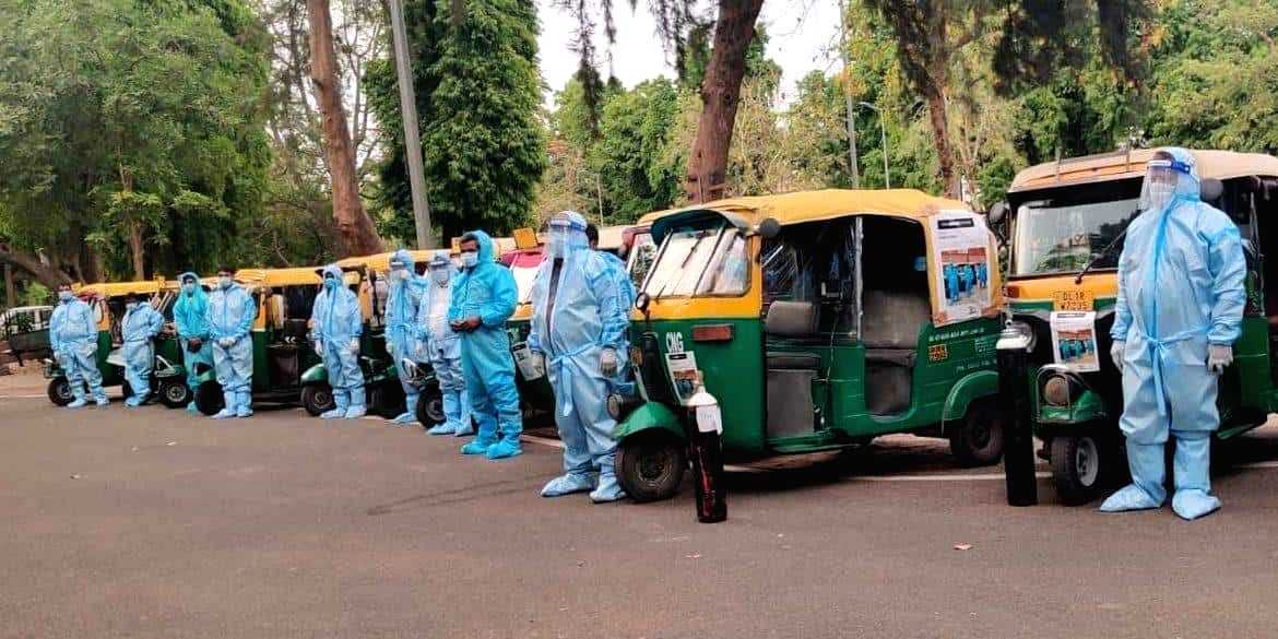 Autorickshaw Ambulances lead the way across India to ferry Covid-19 patients to hospitals - Vimarsana News