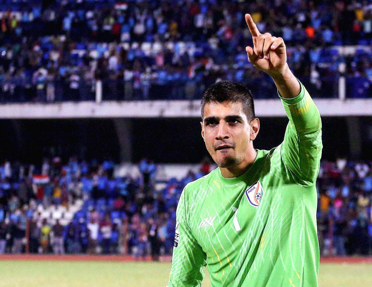 Gurpreet Singh Sandhu: The canopy in the 2019 Qatar desert storm during World Cup Qualifiers - Vimarsana News