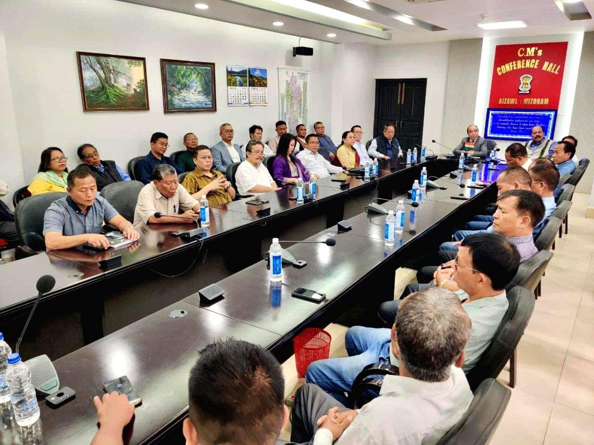 BJP MLA slams Manipur tribal MLAs for meeting Mizoram CM - Vimarsana News