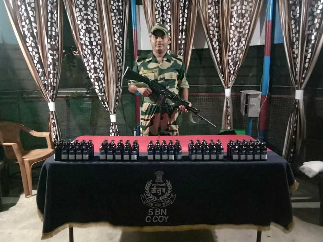 BSF recovers 644 bottles of Phensedyl, one arrested - Vimarsana News