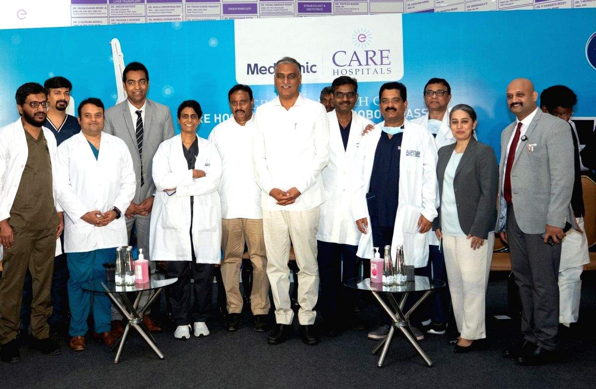 CARE Hospitals performs 1st gynaecology procedure in Asia Pacific with Medtronic Hugo robotic system - Vimarsana News