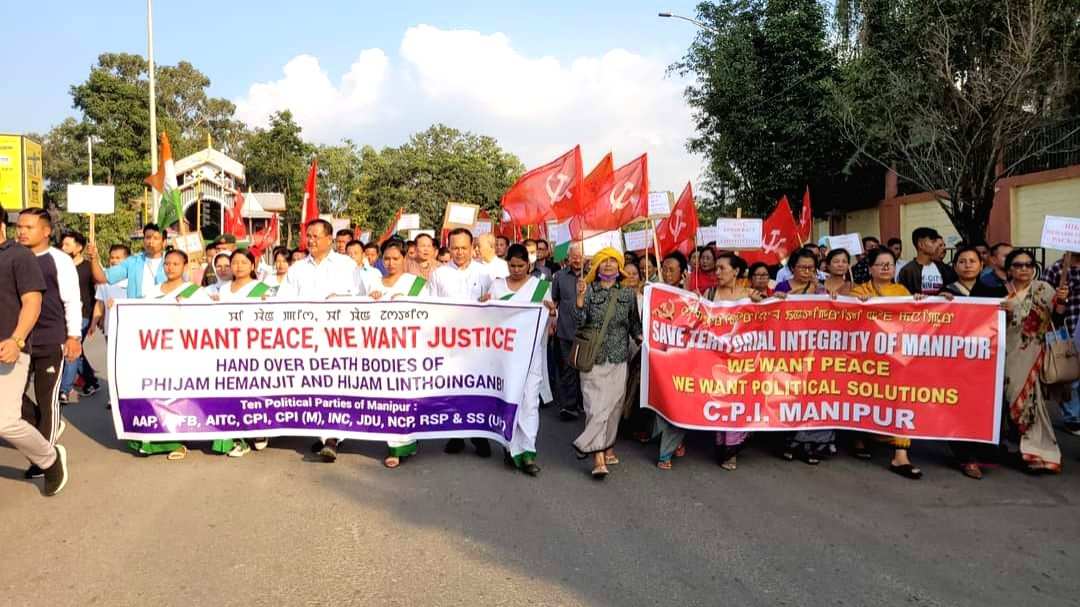 Centre, state govts chose path of laxity into Manipur crisis: Cong-led 10 parties tell Governor - Vimarsana News