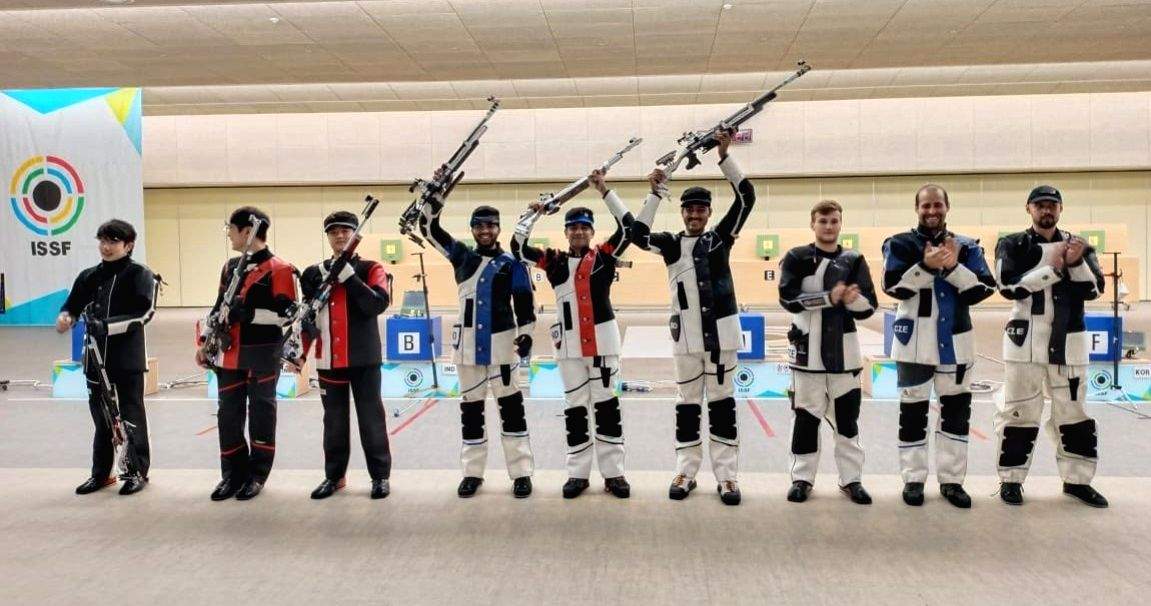 Changwon Shooting World Cup: India climb on top of medal tally at half-way stage - Vimarsana News