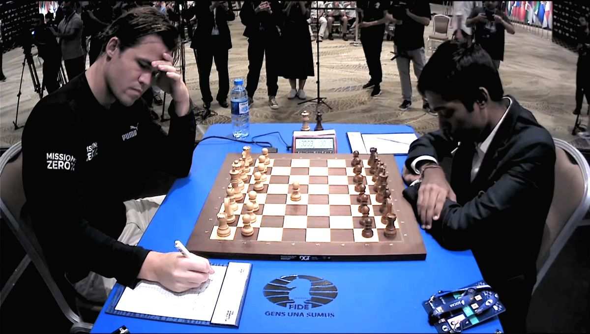 Chess World Cup: Praggnanandhaa holds Magnus Carlsen to another draw to take final to tiebreaks (Ld) - Vimarsana News