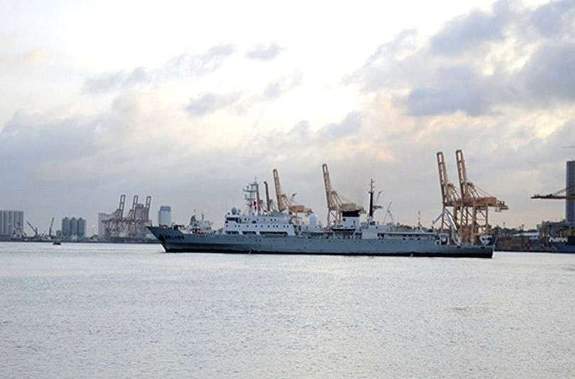 Chinese warship docks in Colombo - Vimarsana News