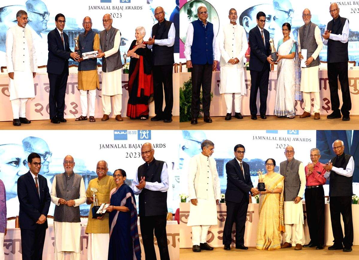 CJI Chandrachud confers Jamnalal Bajaj Awards on 3 eminent Indians, 1 Bangladeshi - Vimarsana News