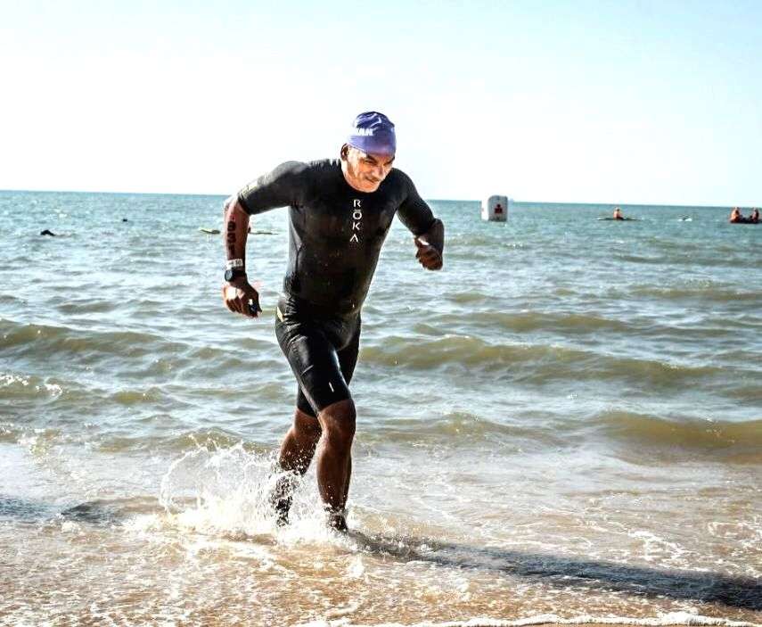 Col Lamba completes Iron Man triathlon in Queensland - Vimarsana News