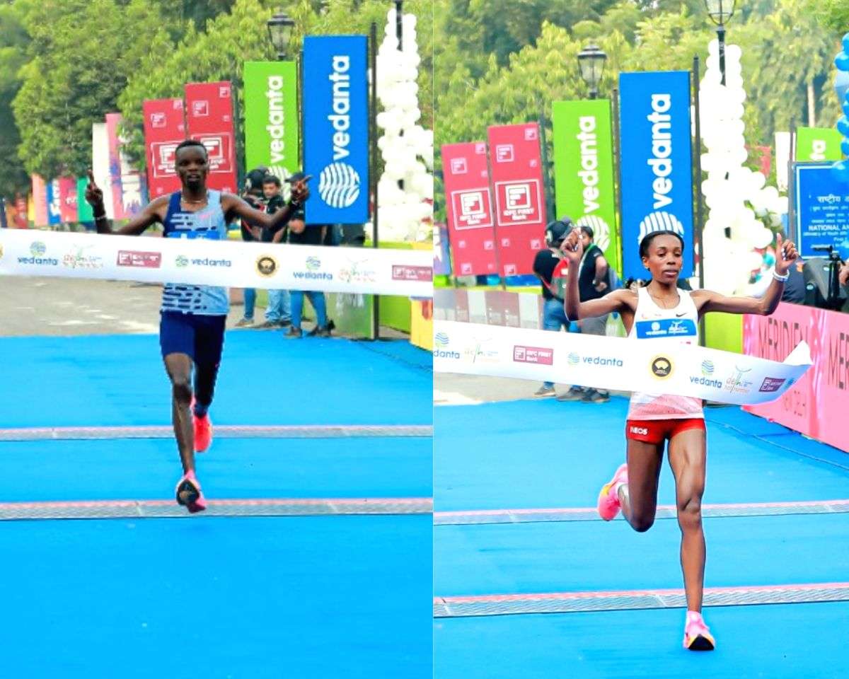 Daniel Ebenyo and Almaz Ayana triumph at Delhi Half Marathon; Abhishek, Kavita win Indian Elite titles - Vimarsana News