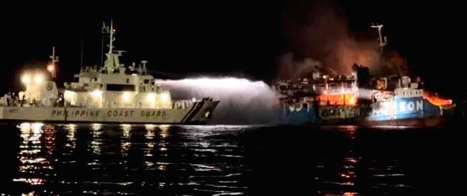 Death toll from Philippine ferry fire rises to 28, 230 rescued - Vimarsana News
