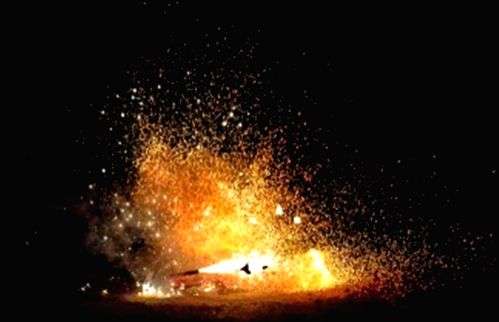 Blast in UP firecracker factory kills minor boy - Vimarsana News