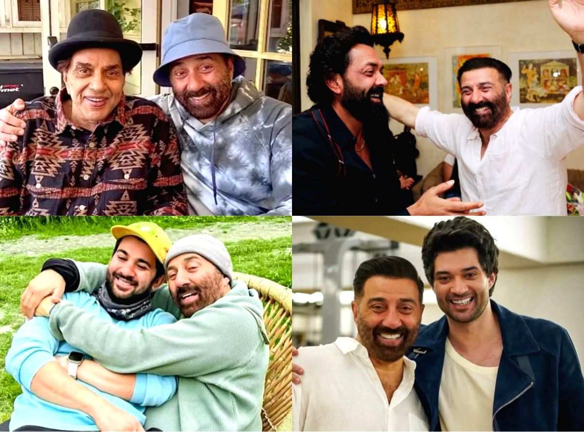 Dharmendra, Bobby, Karan and Rajveer shower birthday wishes on Sunny Deol - Vimarsana News