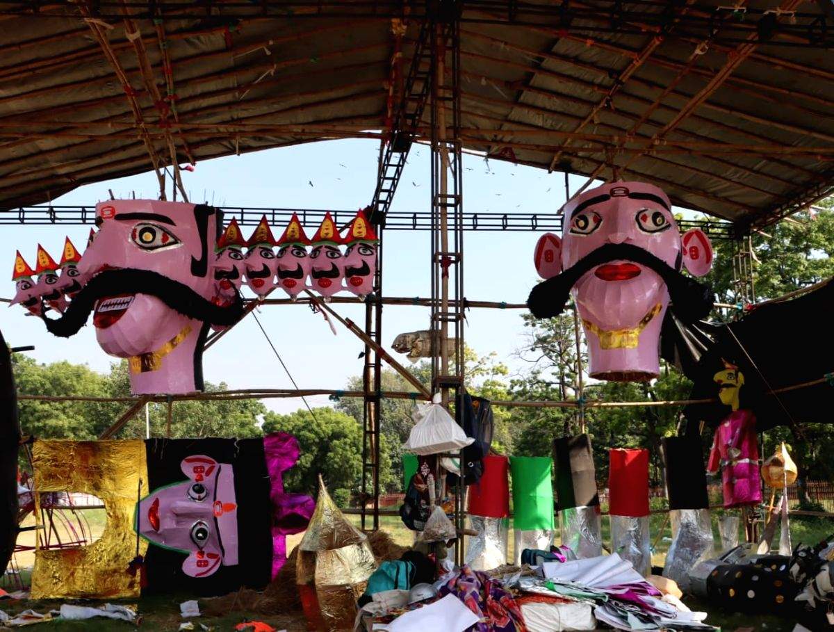 Digital effigies of Ravana, Kumbhakaran and Meghnath in Ramlila - Vimarsana News