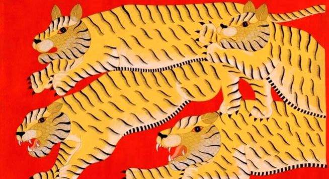 Dots, lines and colours, a solo exhibition - Vimarsana News