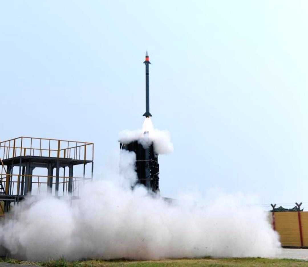 DRDO successfully flight-tests Army's surface to air missile - Vimarsana News
