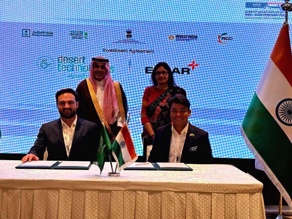 Essar Group & Desert Technologies sign MOU for developing renewable energy solutions for Essar's KSA Green Steel Arabia Project - Vimarsana News