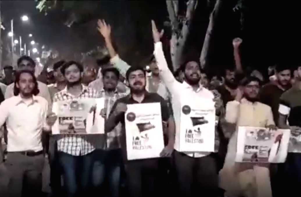 FIR lodged against AMU students for marching in support of Hamas - Vimarsana News