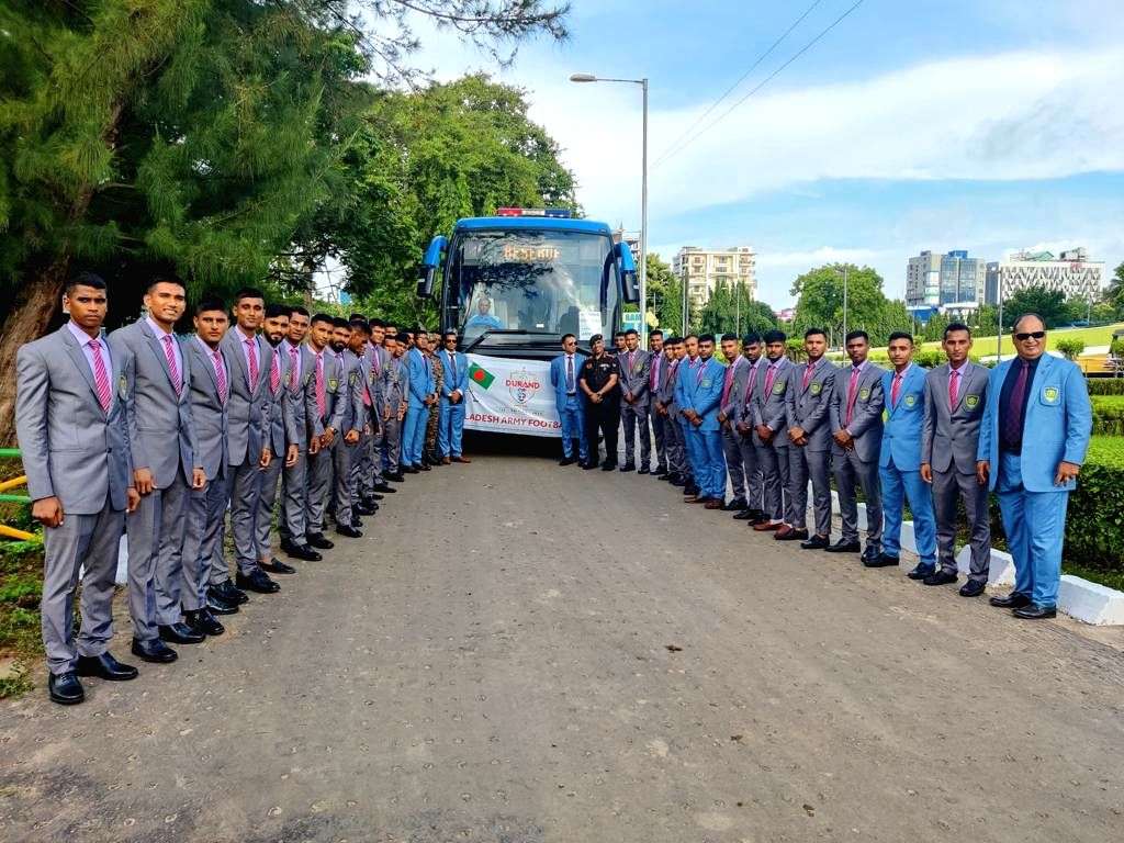 Football: Bangladesh Army team reaches Kolkata for 132nd Durand Cup - Vimarsana News
