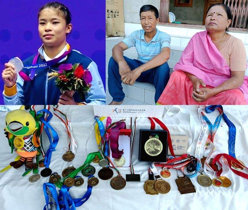 From riot torn Manipur village, Roshibina wins silver in Asian Games - Vimarsana News