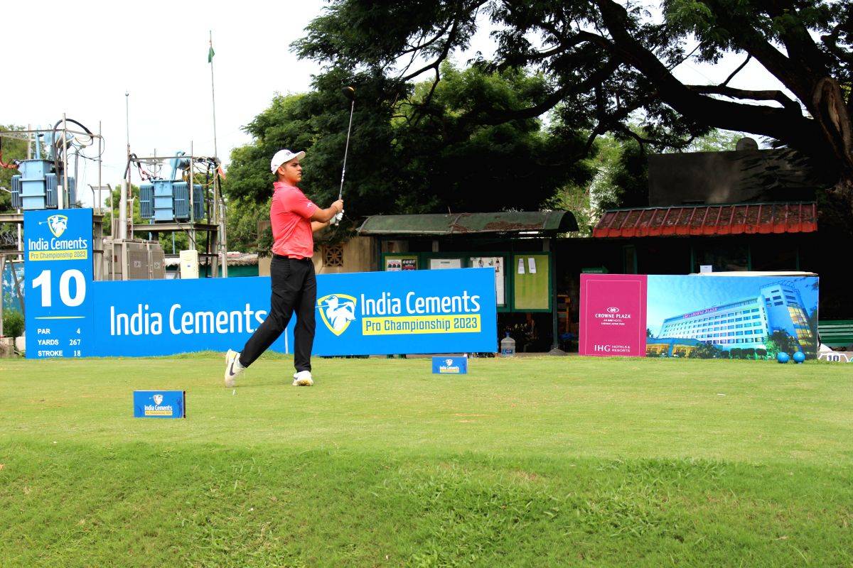 Golf: Sunhit Bishnoi takes one-shot lead on second day of Pro Championship 2023 - Vimarsana News