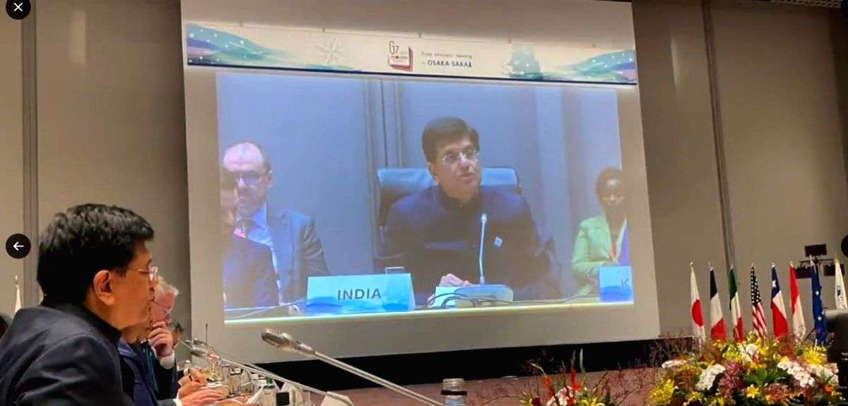 Goyal pushes for resilient supply chains at G7 meeting in Osaka - Vimarsana News