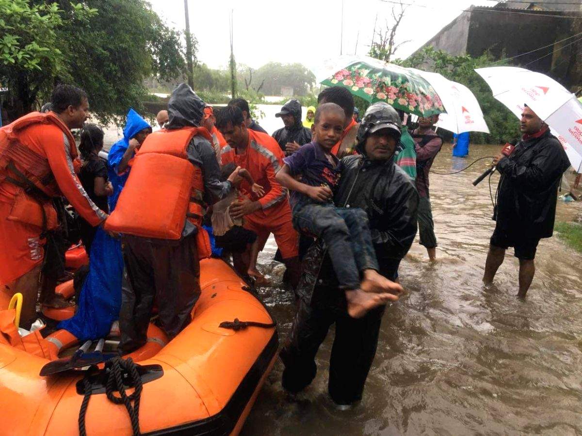 Over 33K people evacuated; loss of life, property brought under control: Gujarat CM - Vimarsana News