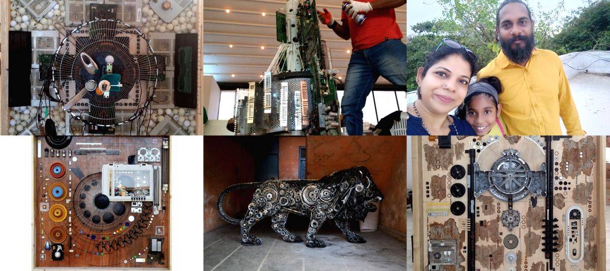 Haribaabu Naatesan: A creator of artworks worth crores from 'kabaad' - Vimarsana News