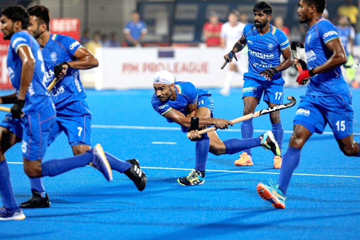 Hockey Pro League: Goalkeeper Pathak's heroics helps India beat Spain 3-1 in shoot-out - Vimarsana News