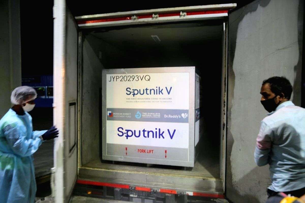 Hyd airport handles largest consignment of Sputnik V - Vimarsana News