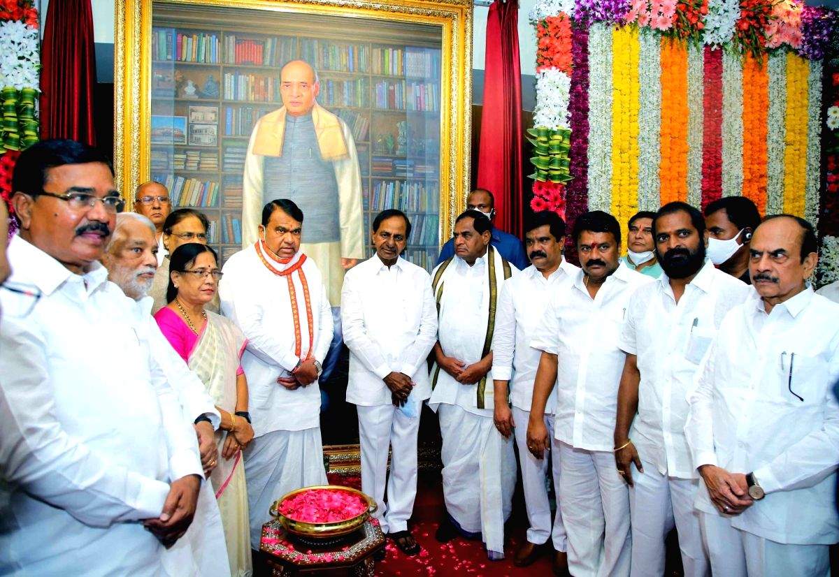 Former PM Narasimha Rao's portrait unveiled in Telangana Assembly - Vimarsana News