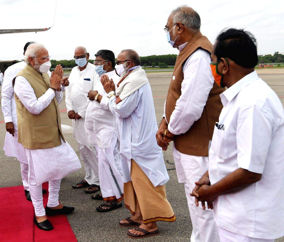 PM Modi reaches Hyderabad to attend BJP national executive - Vimarsana News