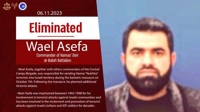IDF kills one of the masterminds of Oct 7 Hamas attack(IANS IN ISRAEL) - Vimarsana News