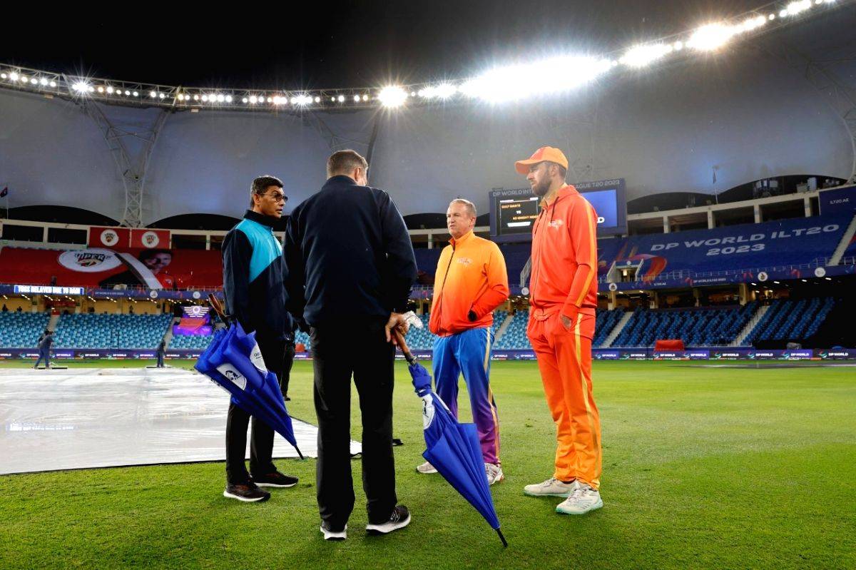 ILT20: Abu Dhabi Knight Riders-Gulf Giants match abandoned due to rain - Vimarsana News