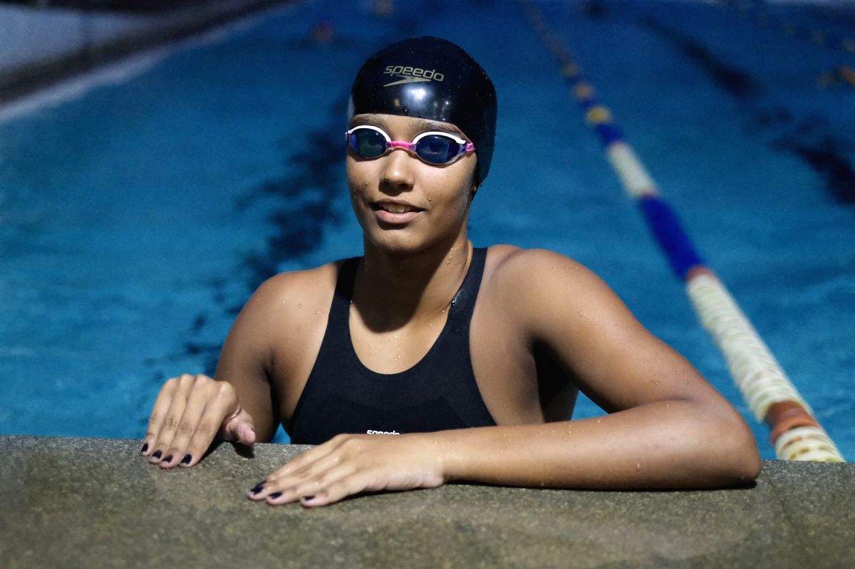 In-form Ridhima breaks another national record in swimming - Vimarsana News