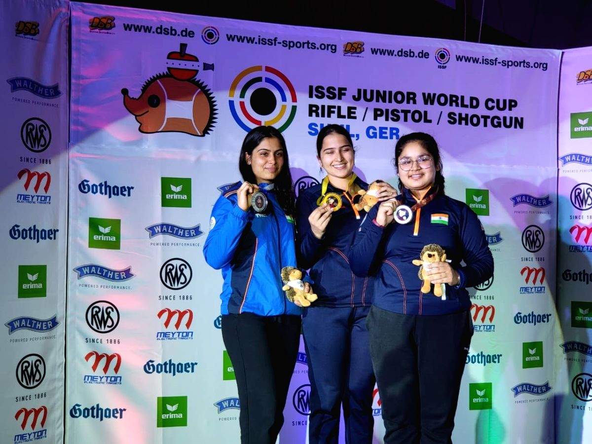 India clean sweep Women's 25M Pistol at Suhl Junior World Cup - Vimarsana News