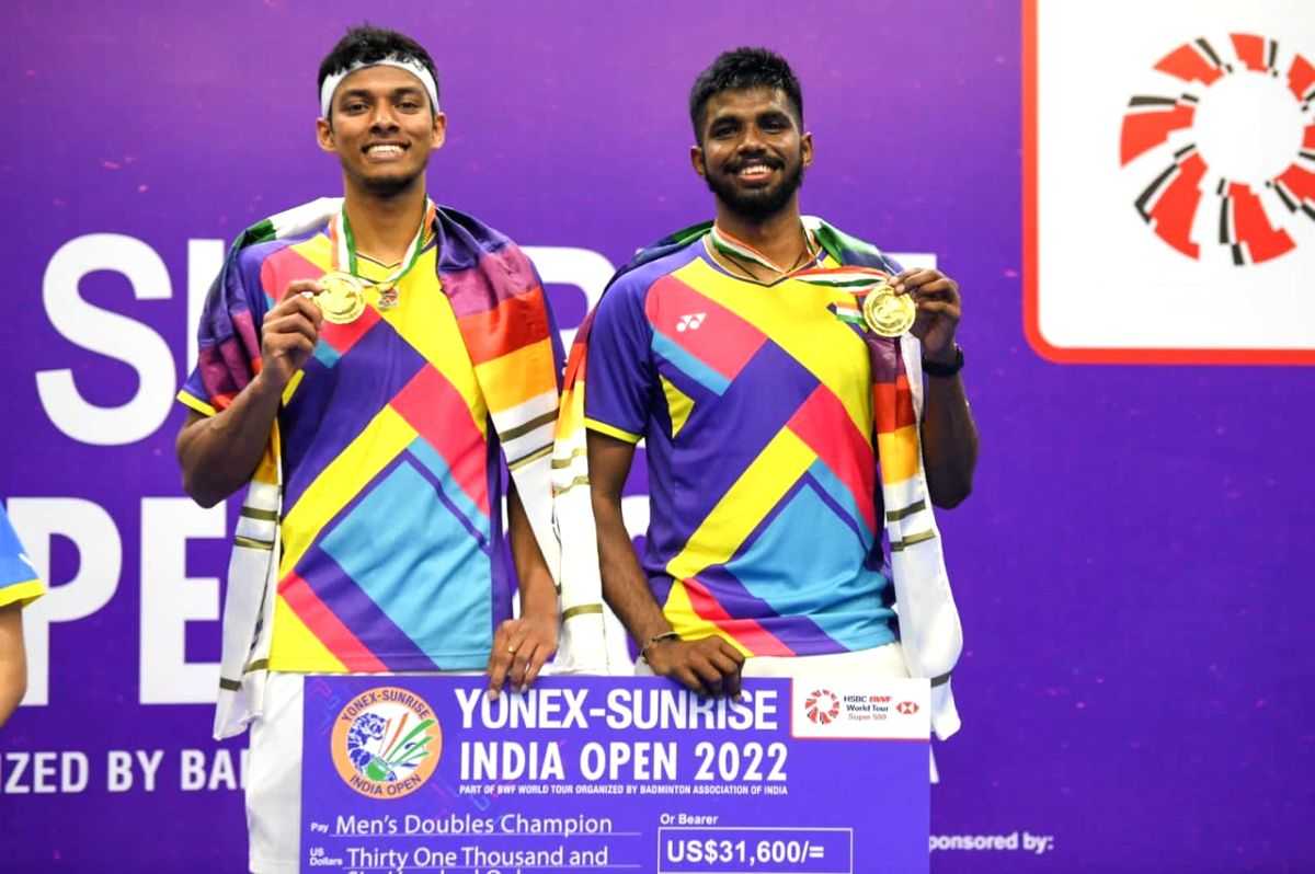 India Open Badminton: Chirag-Satwik upset top seeds to win men's doubles title (Ld) - Vimarsana News