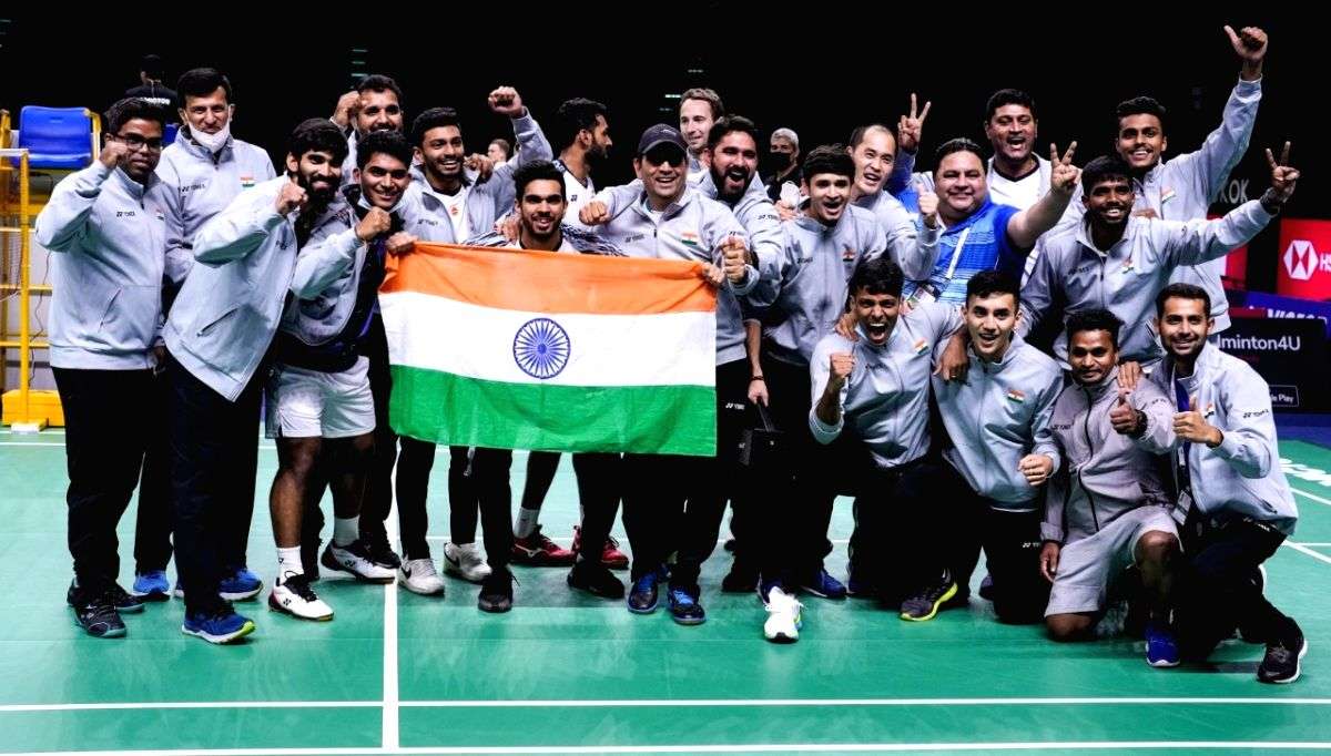 India reach maiden Thomas Cup final with thrilling 3-2 win over Denmark (Ld) - Vimarsana News