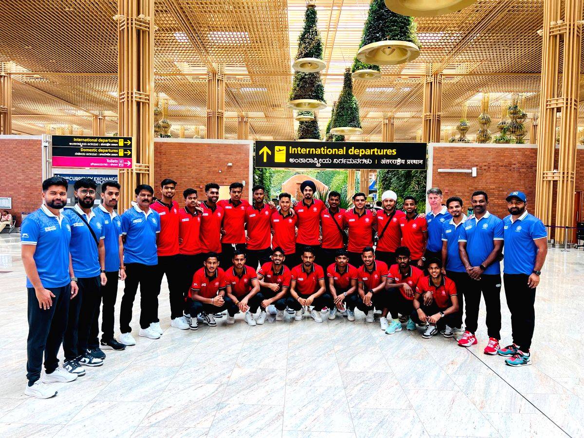 Indian Jr men's hockey team leaves for FIH World Cup 2023 - Vimarsana News