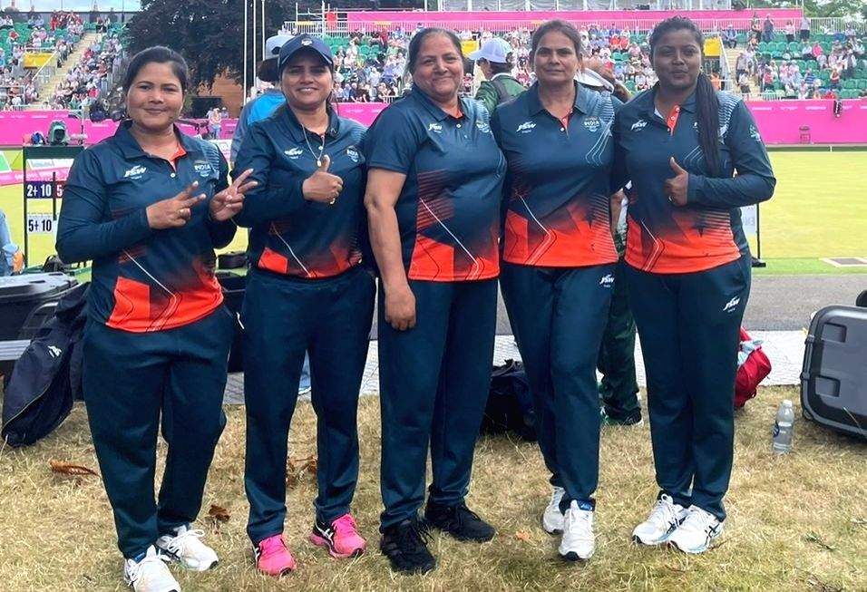 Indian Women's Fours storm back from 1-8 deficit to beat New Zealand, assured of historic medal in Lawn Bowls (Ld) - Vimarsana News