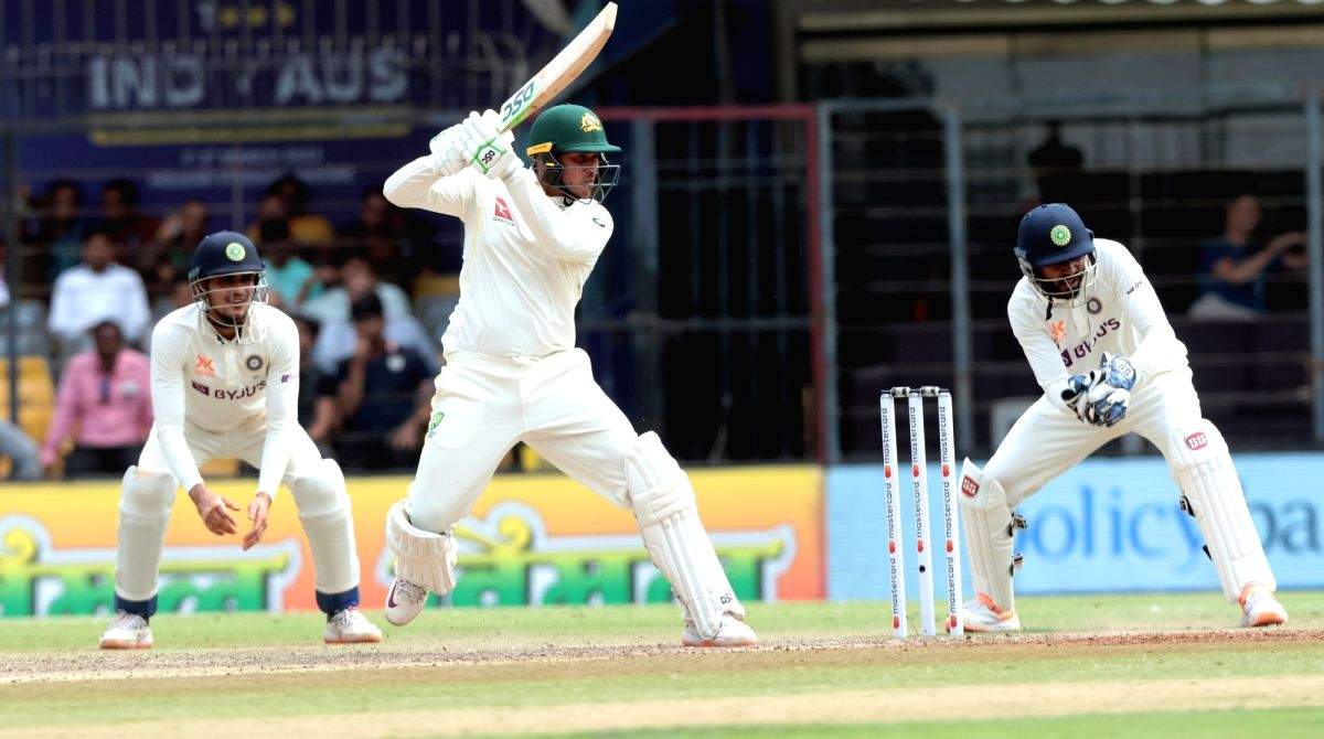 3rd Test, Day 1: Usman Khawaja puts Australia in lead after India crumble against spin (ld) - Vimarsana News