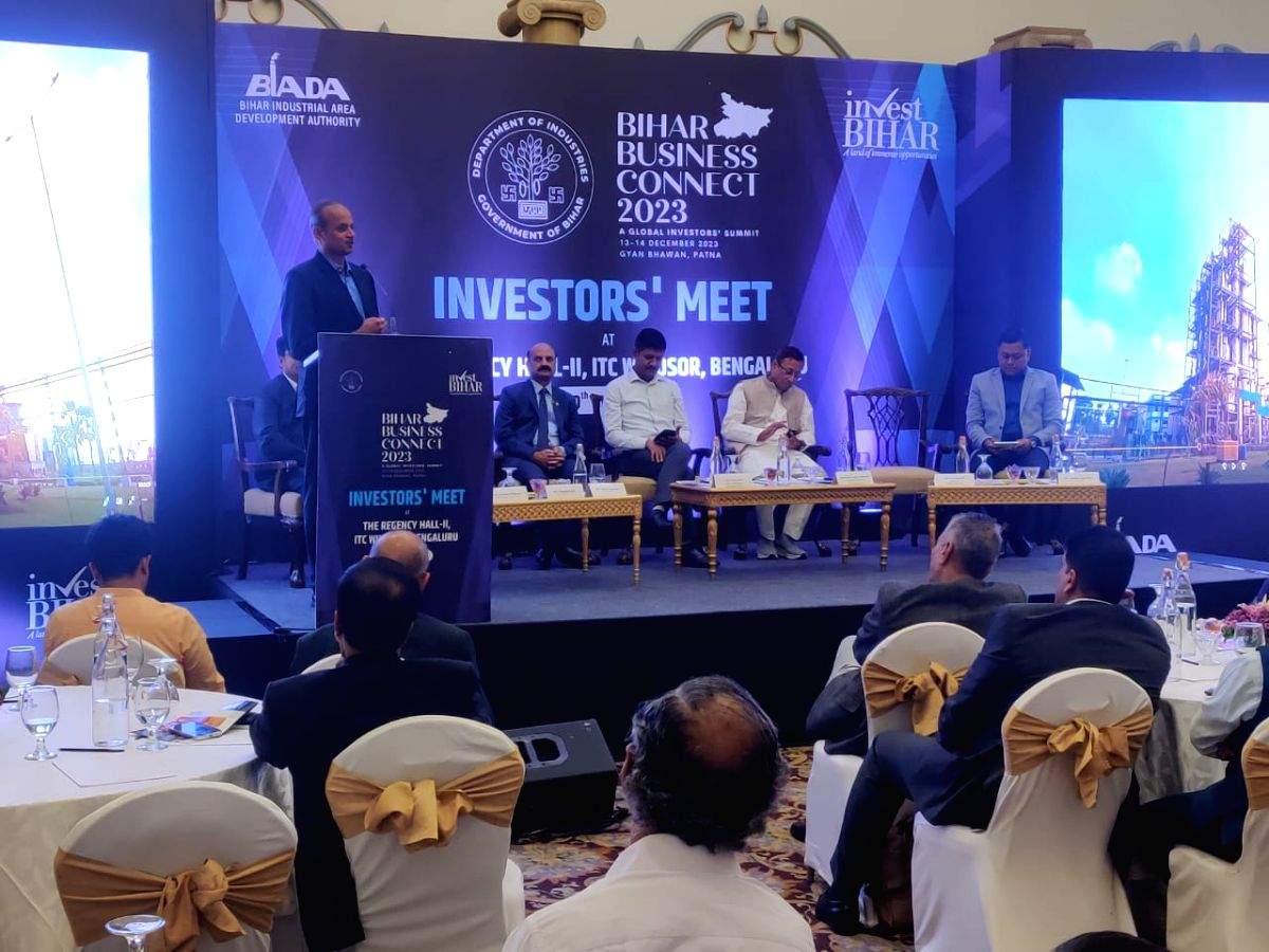 Investors' meet in B'luru successful, says Bihar govt - Vimarsana News