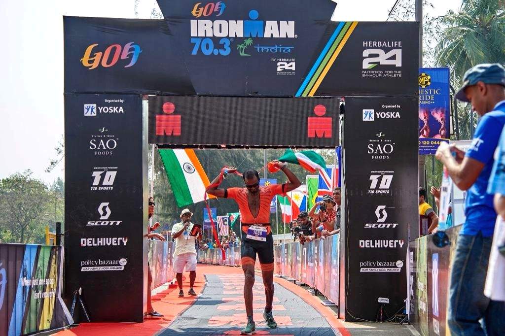 IRONMAN 70.3 Goa: Mumbai aerospace engineer Nihal Baig flies away with title; Tim Tim Sharma second among women - Vimarsana News