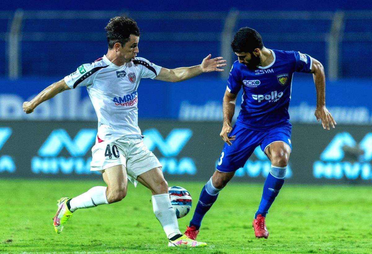ISL 2021-22: Chennaiyin FC beat NorthEast United 2-1, move into top four - Vimarsana News