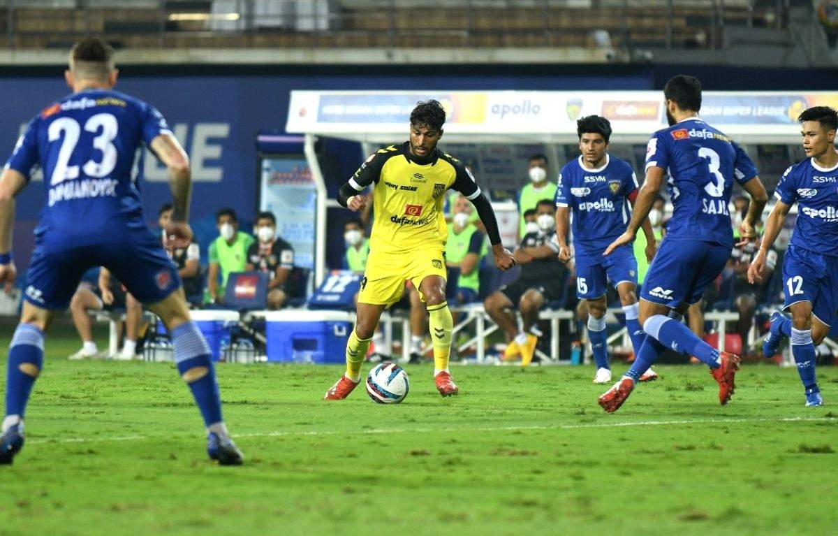ISL 2021-22: Hyderabad FC share points with Chennaiyin - Vimarsana News