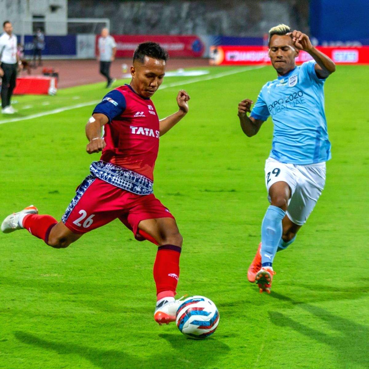 ISL 2021-22: Jamshedpur FC ride Stewart double to edge past Mumbai City FC in humdinger - Vimarsana News
