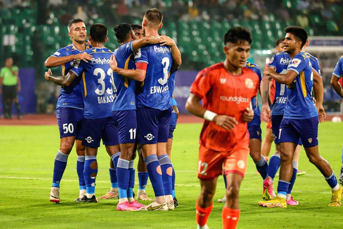 ISL 2023-24: Shields scores brace as Chennaiyin thrash Punjab 5-1 - Vimarsana News