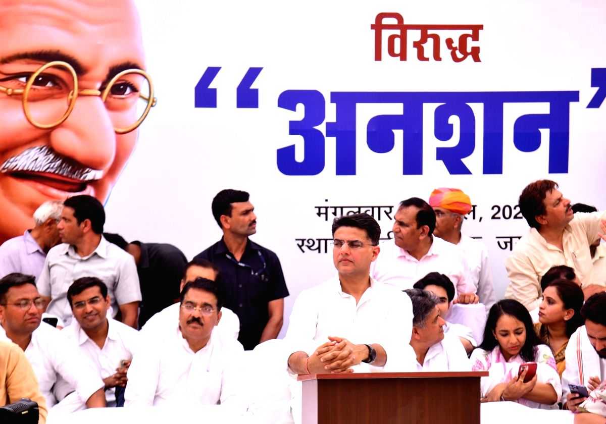 Fight against corruption to continue, says Sachin Pilot after ending daylong fast (Ld) - Vimarsana News