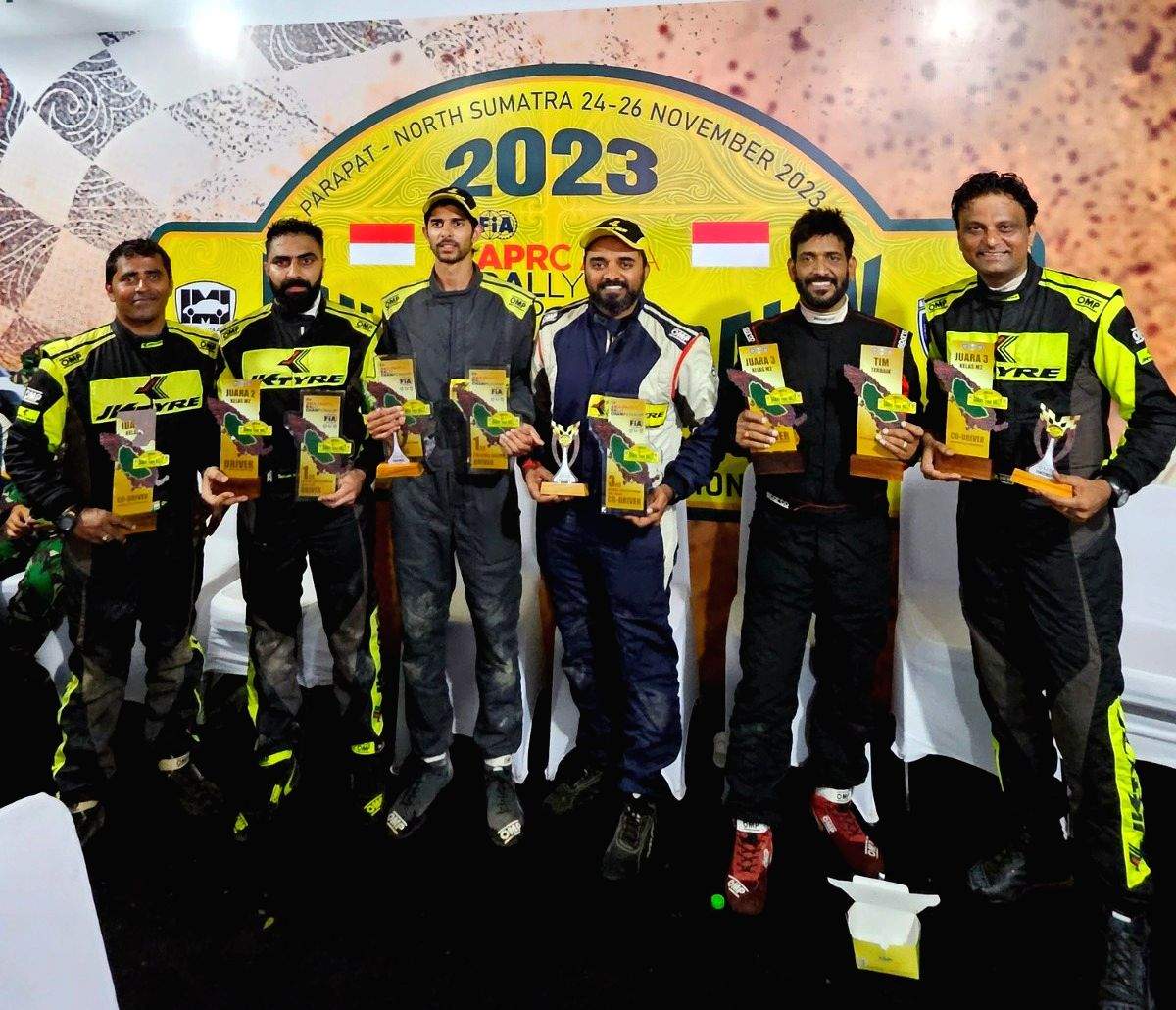 JK Tyre Motorsport drivers excel at the Asia Pacific Rally Championship in Indonesia - Vimarsana News